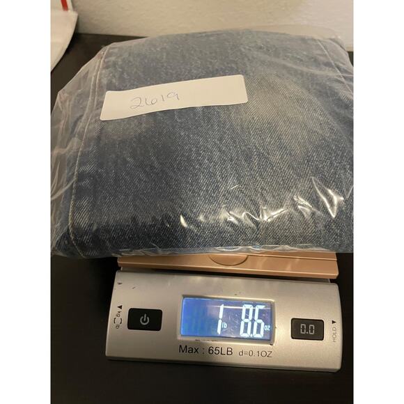 Vintage Levis 501 XX Jeans Juniors 13 Blue Denim Button Fly Faded Distressed 90s - Picture 11 of 11